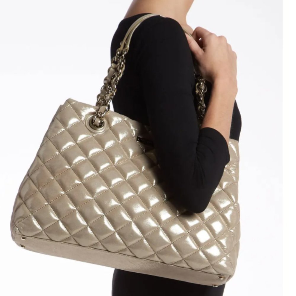 KATE SPADE Metallic Quilted Bag